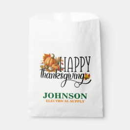 Bolsa De Papel Fiesta de la Oficina de Acción de Gracias Feliz