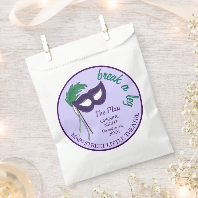 Bolsa De Papel Fiesta de mascaradas del club nocturno de apertura (Cortado)