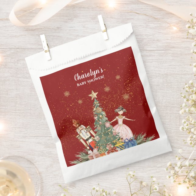 Bolsa De Papel Fiesta de Navidades desnudos Baby Shower (Cortado)