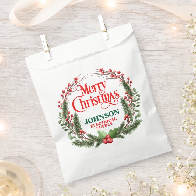 Bolsa De Papel Fiesta de oficina de navidades (Cortado)