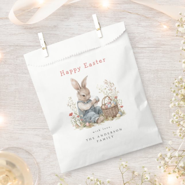 Bolsa De Papel Fiesta de Pascua con Acuarela (Cortado)