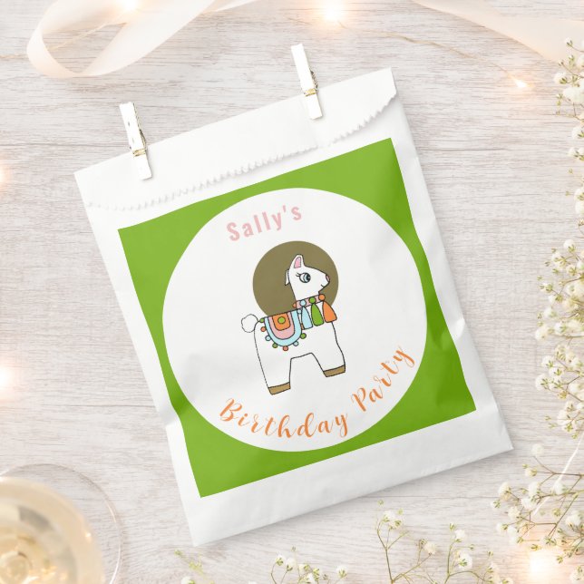 Bolsa De Papel Fiesta de pinata festiva de fiesta de bellas noche (Cortado)