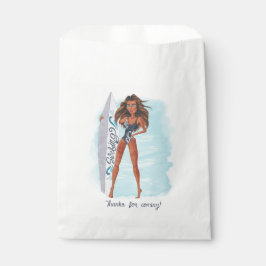 Bolsa De Papel Fiesta de playa de surf de verano