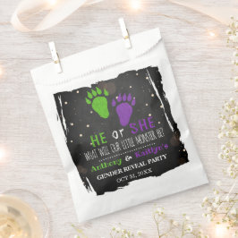 Bolsa De Papel Fiesta de revelación de género en Halloween, peque