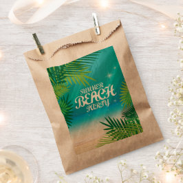 Bolsa De Papel Fiesta de Summer Beach