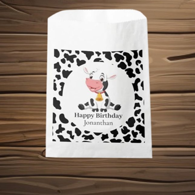 Bolsa De Papel Fiesta de vaca infantil (Join us for a day full of laughter and love!)