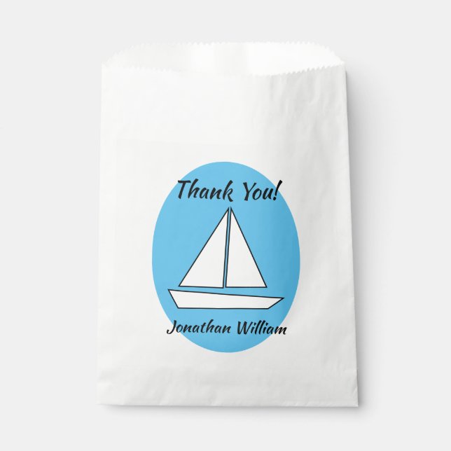 Bolsa De Papel Fiesta de velero (Anverso)