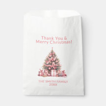Fiesta del árbol de Navidad rosa