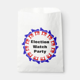 Bolsa De Papel Fiesta del Observador Electoral Demócrata