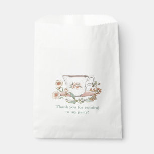 Bolsa De Papel Fiesta del té de flores silvestres