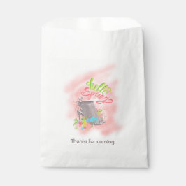 Bolsa De Papel Fiesta del Té de Primavera