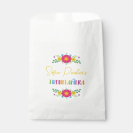 Bolsa De Papel Fiesta floral mexicana Treintañera