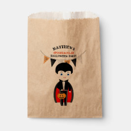 Bolsa De Papel Fiesta Halloween de pequeños vampiros
