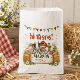Bolsa De Papel Fiesta infantil de cumpleaños número 2 en el grane