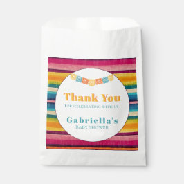 Bolsa De Papel Fiesta mexicana Baby Shower Gracias