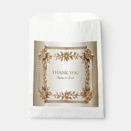 Bolsa De Papel Fiesta Ornate Rectangle Dimond Flowiny