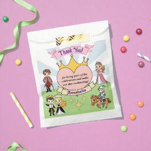 Bolsa De Papel Fiesta Personalizado Princesa Cute