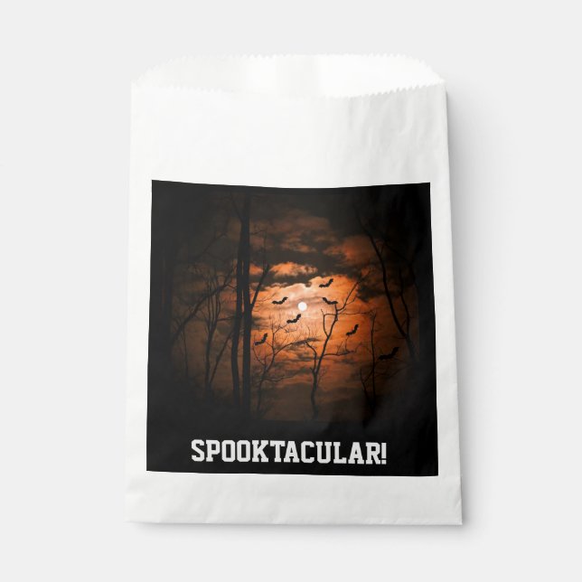 Bolsa De Papel Fiesta Spooktacular Full Moon (Anverso)
