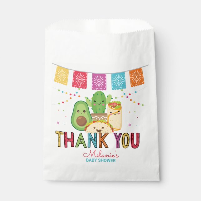 Bolsa De Papel Fiesta Taco Bout' A Baby Fiesta (Anverso)