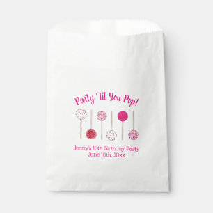 Bolsa De Papel Fiesta Te Dice Que Tomas Copas De Pastel De Rosa