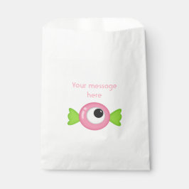 Bolsa De Papel Fiesta temática de la Pequeña Niña Monstrua