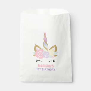 Bolsa De Papel Fiesta Unicorn Favor Bag Magical Unicorn