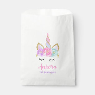 Bolsa De Papel Fiesta Unicorn Favor Bag Magical Unicorn