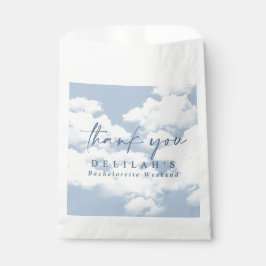 Bolsa De Papel Fin de semana de bachillerato "En Nueve Nubes" azu