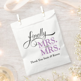 Bolsa De Papel Finalmente Recepción de Boda de Señora y Señora