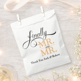 Bolsa De Papel Finalmente recepción de boda de Sr y Sr
