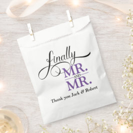 Bolsa De Papel Finalmente recepción de boda de Sr y Sr
