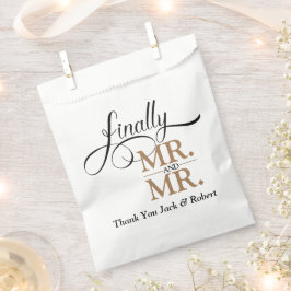 Bolsa De Papel Finalmente recepción de boda de Sr y Sr