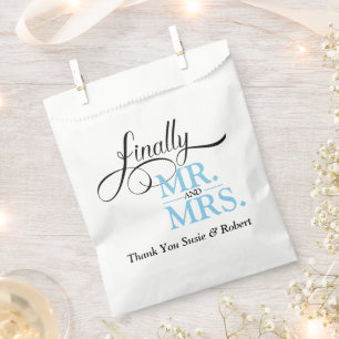 Bolsa De Papel Finalmente Recepción de Boda del Sr y la Sra