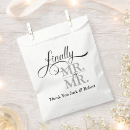 Bolsa De Papel Finalmente Sr. y Sr. Wedding Reception