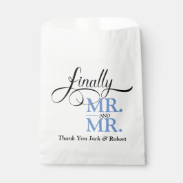 Bolsa De Papel Finalmente Sr. y Sr. Wedding Reception