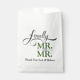 Bolsa De Papel Finalmente Sr. y Sr. Wedding Reception