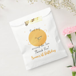 Bolsa De Papel First Trip Around The Sun Paper Airplane Birthday