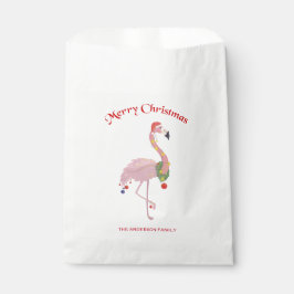Bolsa De Papel Flamingo, Bolas De Navidad Y Calor