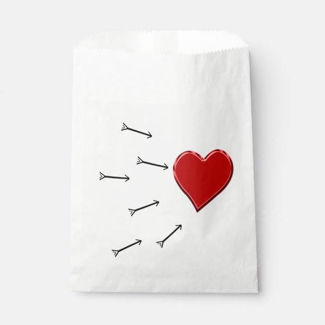 Bolsa De Papel Flechas al corazón (Anverso)