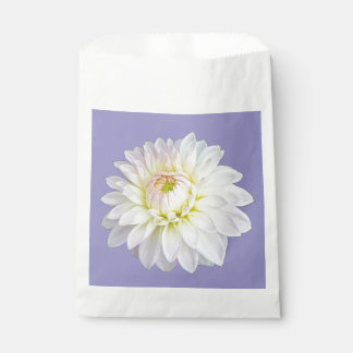 Bolsa De Papel Flor blanca y rosa