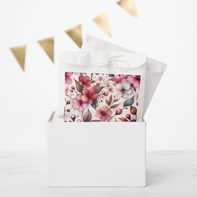 Bolsa De Papel Flor de Cerezo (Fiesta)