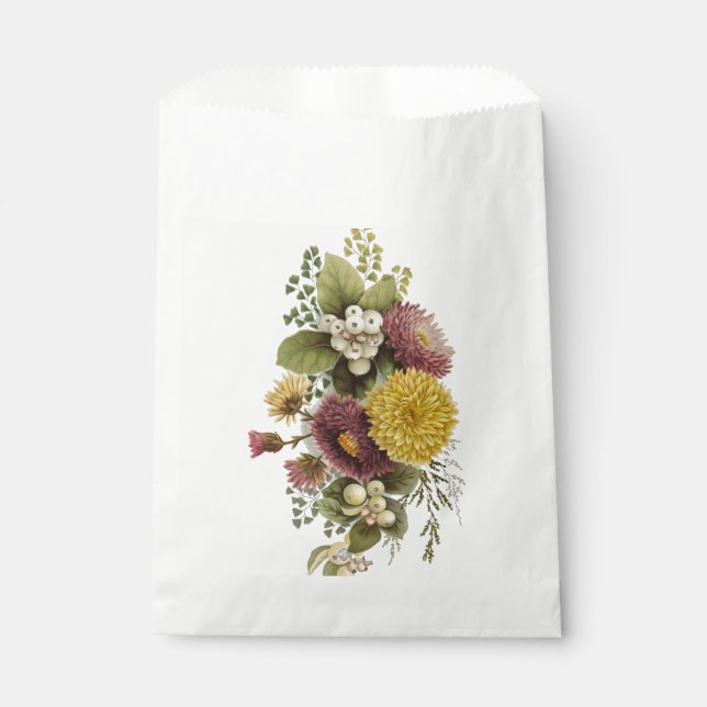 Bolsa De Papel Flor de crisantemo Flor Flor Floral (Anverso)