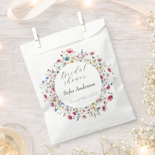 Bolsa De Papel Flor de fiesta de jardín francés (Cortado)