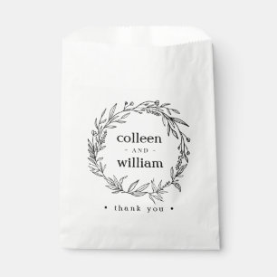 Bolsa De Papel Flor de flores silvestres rusas