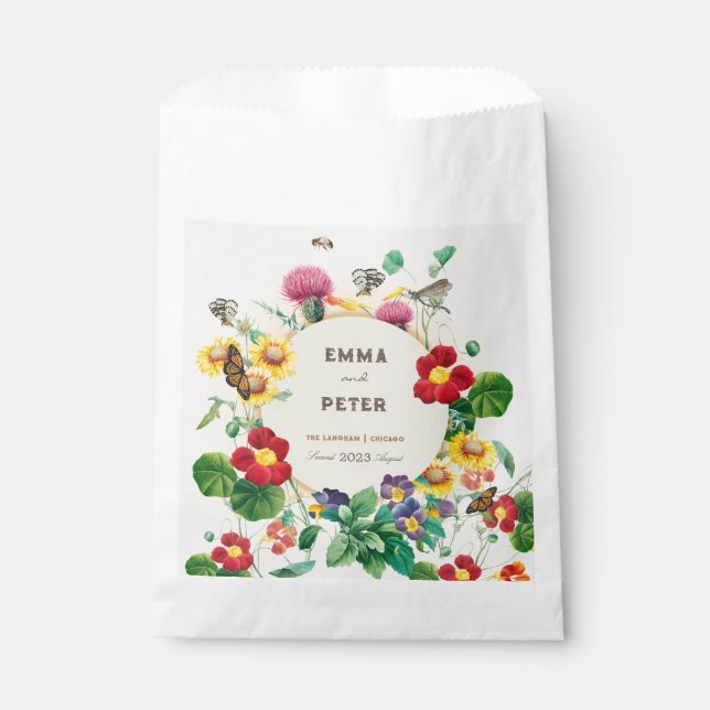 Bolsa De Papel Flor silvestre (Anverso)