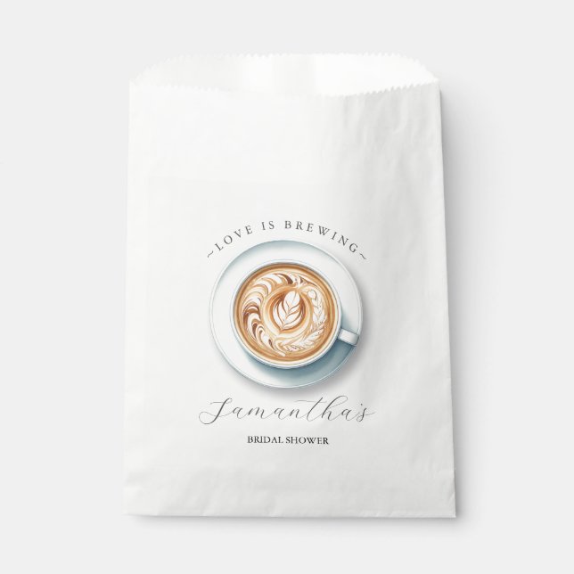 Bolsa De Papel Flor tropical naranja (Anverso)