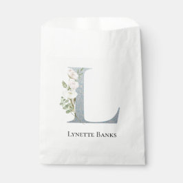 Bolsa De Papel Floral blanca más dulce