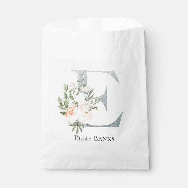 Bolsa De Papel Floral blanca más dulce (Anverso)