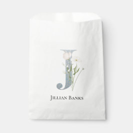 Bolsa De Papel Floral blanca más dulce