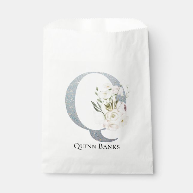 Bolsa De Papel Floral blanca más dulce (Anverso)